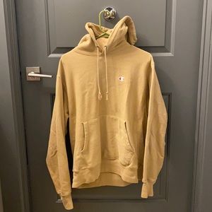 Tan Champion Hoodie Size M